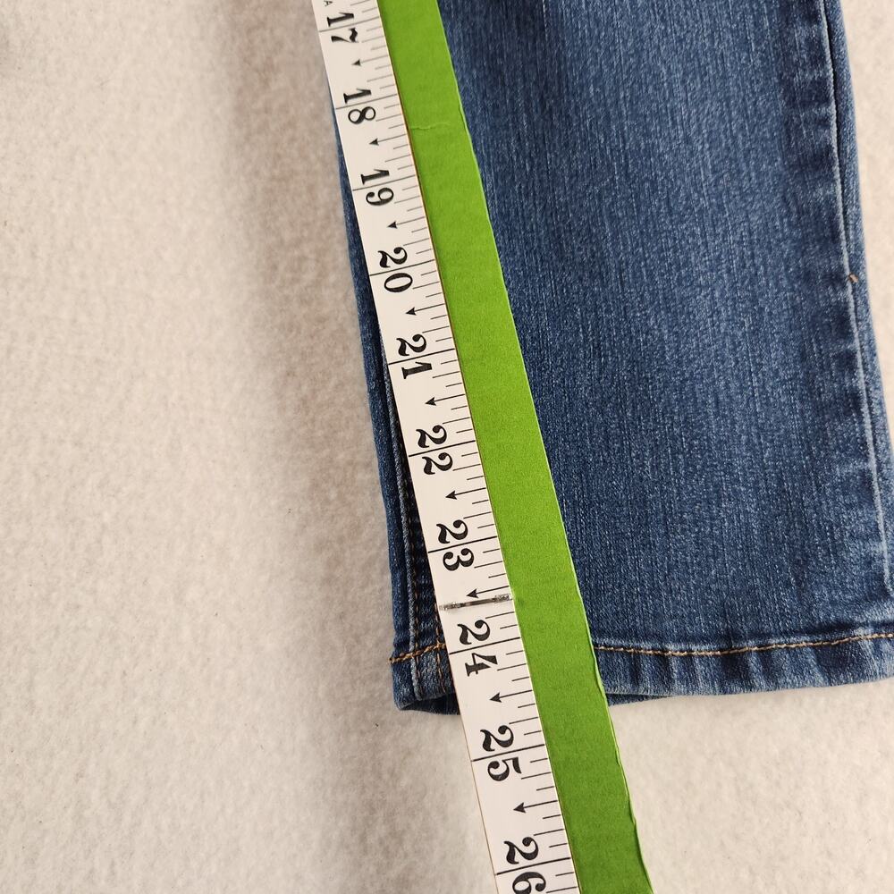 Democracy "Ab"solution Straight Leg Ankle Jeans Blue Denim - Women Size 12 #381 - Picture 2 of 5